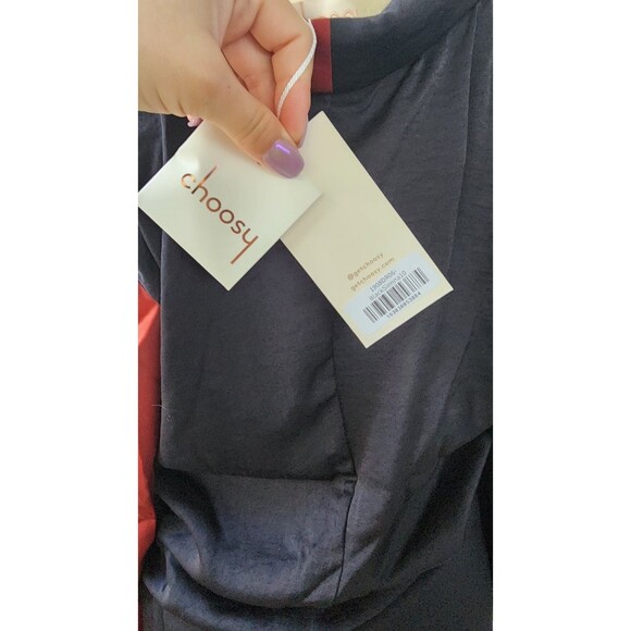 Choosy Two Tone Shirtdress Satin Burnt Orange - Picture 7 of 13